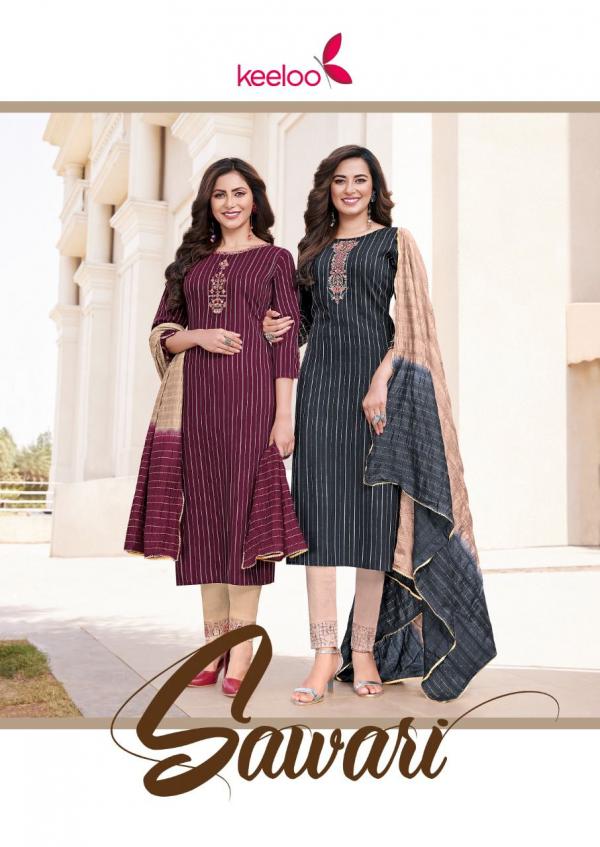 Keeloo Sawari Vol 1 Viscose Kurti Pant With Dupatta Collection